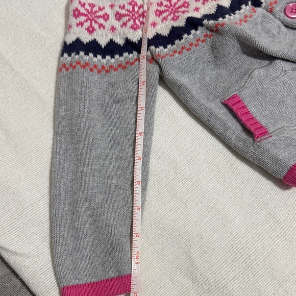 Gymboree Gray and Pink Kids Cardigan Sweater - Picture 3 of 7